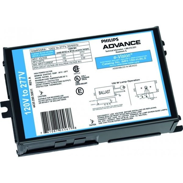 Advance Electronic Metal Halide Ballast IMH150HBLS